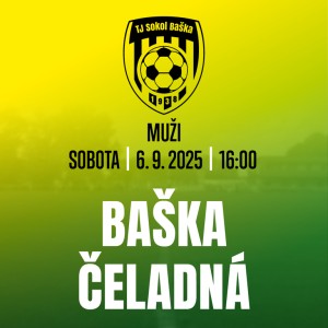 Domácí fotbalové utkání - Baška vs. Čeladná