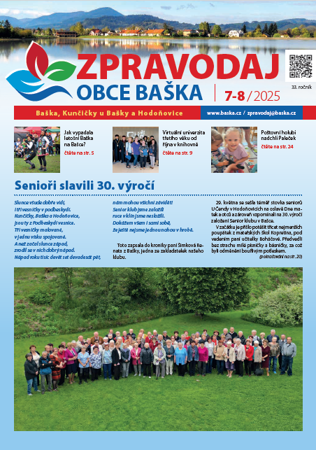Zpravodaj obce Baška - červenec/srpen 2025